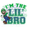 Infant's Nintendo I'm the Lil' Bro Luigi Onesie