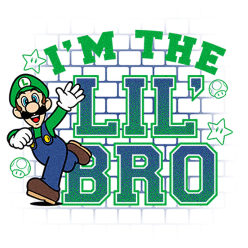 Infant's Nintendo I'm the Lil' Bro Luigi Onesie