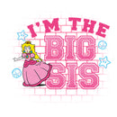 Infant's Nintendo I'm the Big Sis Peach Onesie