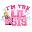 Infant's Nintendo I'm the Lil' Sis Peach Onesie