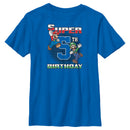 Boy's Nintendo Mario and Luigi Super 5th Birthday T-Shirt