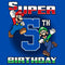 Boy's Nintendo Mario and Luigi Super 5th Birthday T-Shirt