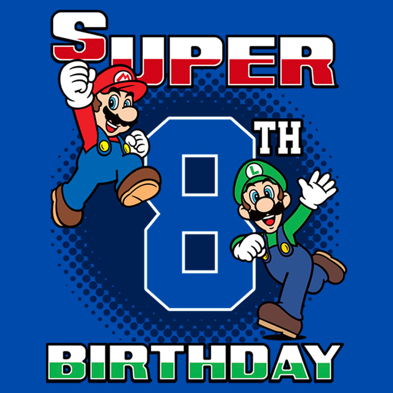 Boy's Nintendo Super Mario Super Birthday T-Shirt