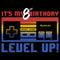 Boy's Nintendo It's My 8th Birthday Level Up T-Shirt