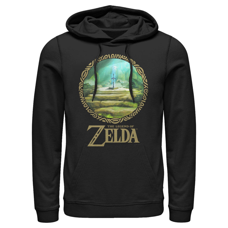 Men's Nintendo Master Sword Scene Pull Over Hoodie