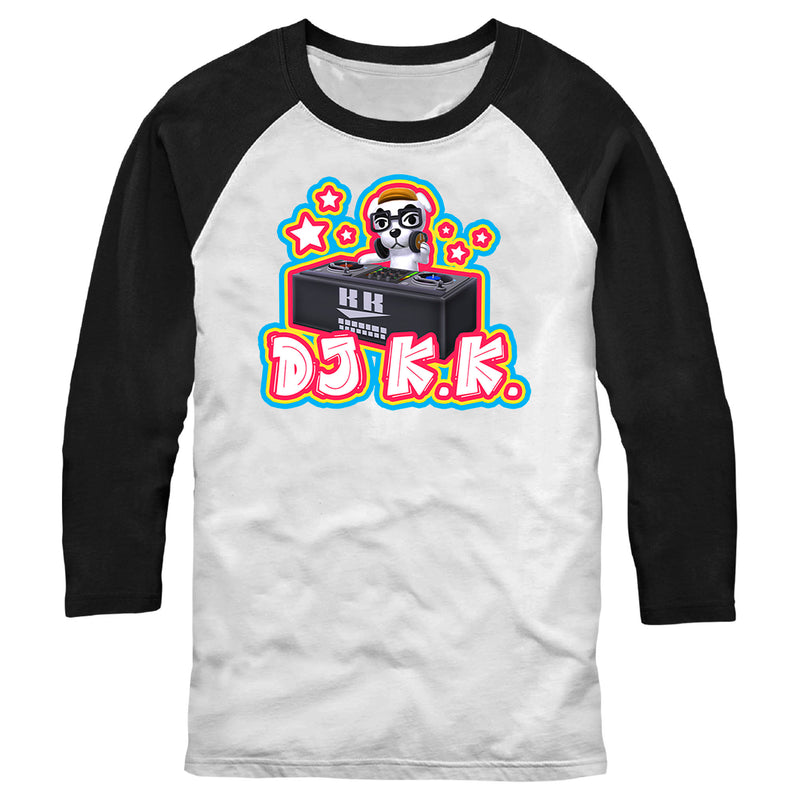 Men's Nintendo DJ K.K. Portrait Baseball Tee