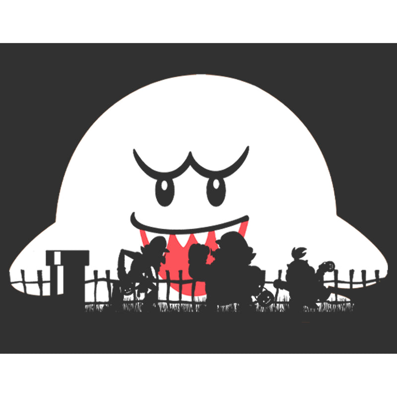 Men's Nintendo Halloween Boo Silhouettes T-Shirt