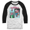 Men's Nintendo Retro Mario Panels Baseball Tee