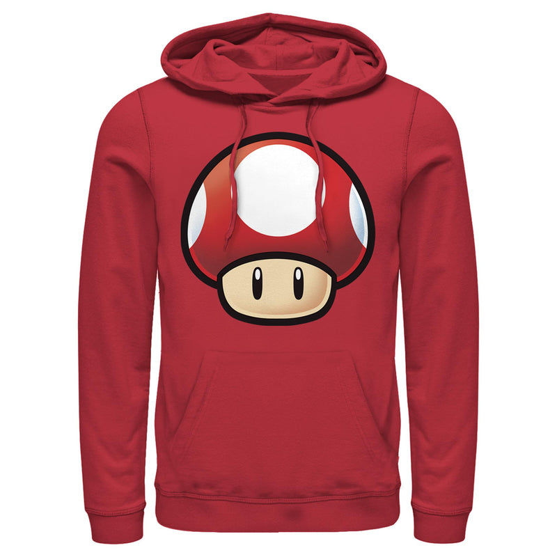 Men's Nintendo Mario Mushroom Pull Over Hoodie