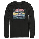 Men's Jaws Amity Island Regatta Boat Long Sleeve Shirt