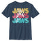 Boy's Jaws Stacked Movie Logo T-Shirt
