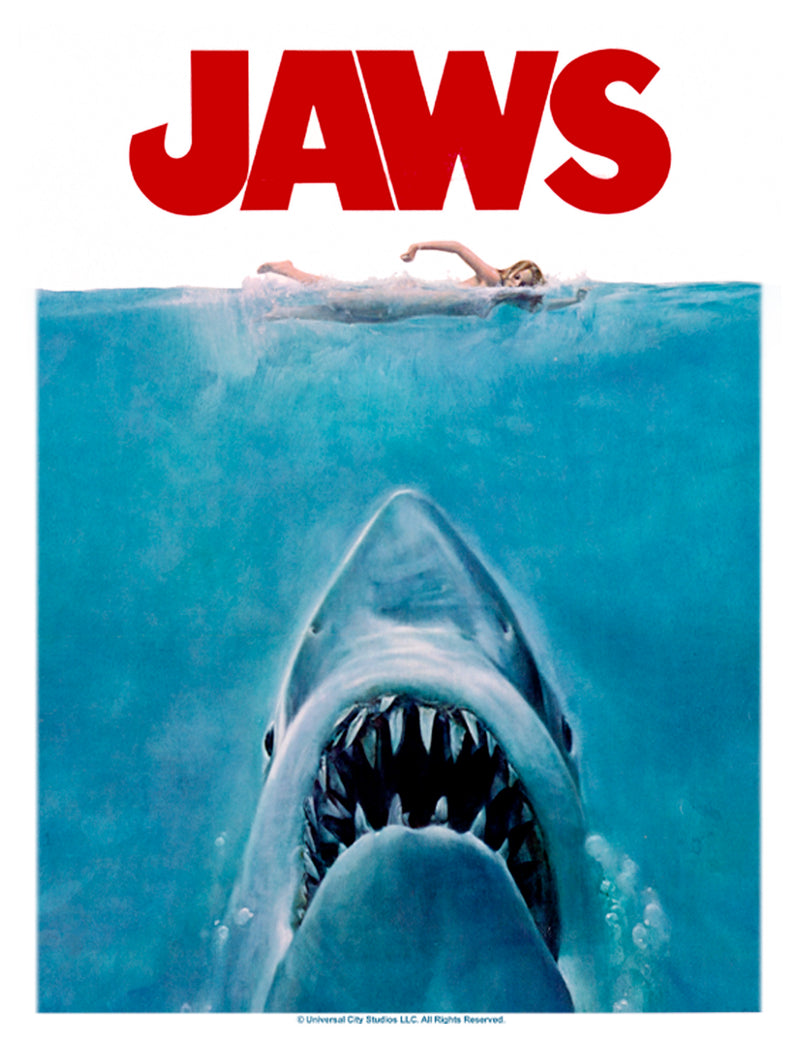 Men's Jaws Oversized Movie Poster T-Shirt