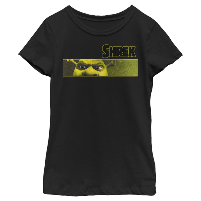 Girl's Shrek Banner Eye Focus T-Shirt