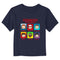 Toddler's Stranger Things Group Shot Pixel Portraits T-Shirt