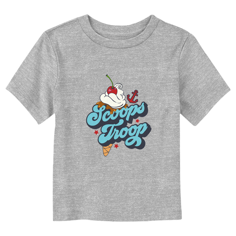 Toddler's Stranger Things Scoops Troop Ice Cone Logo T-Shirt