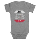 Infant's Stranger Things Alphabet Lights Sketch Onesie