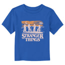 Toddler's Stranger Things Starry Bike Ride Sketch Logo T-Shirt