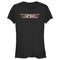 Junior's Top Gun Distressed Movie Logo T-Shirt