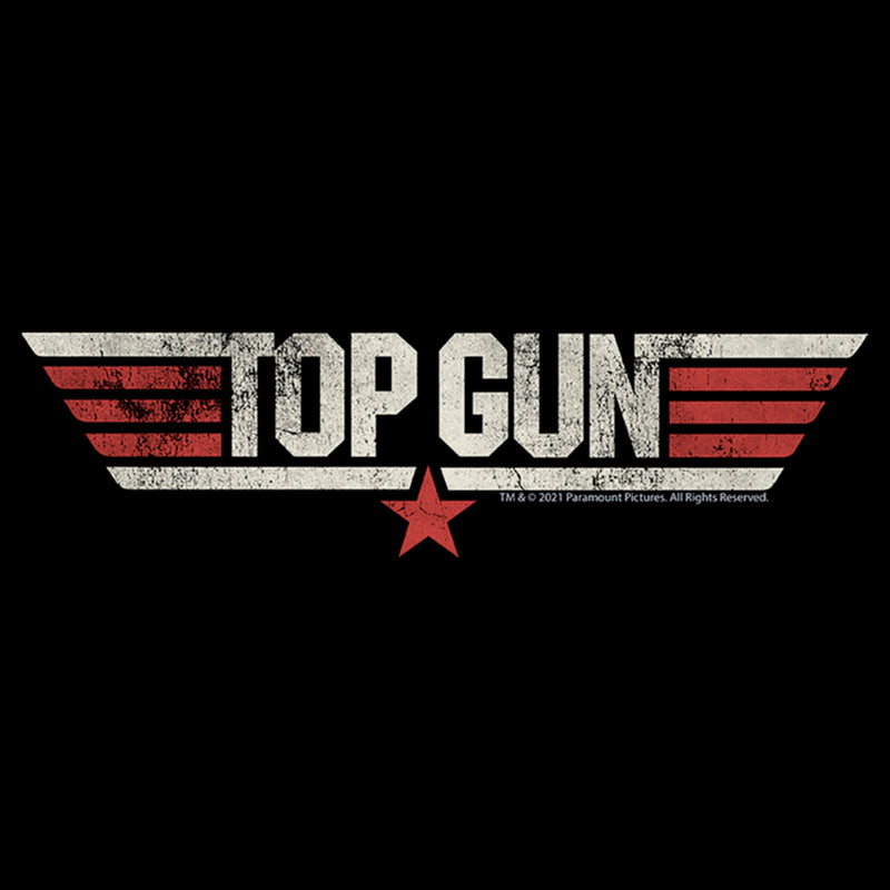 Women's Top Gun Distressed Movie Logo T-Shirt