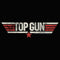 Junior's Top Gun Distressed Movie Logo Racerback Tank Top