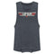 Junior's Top Gun Logo Distressed Festival Muscle Tee