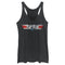 Women's Top Gun Shiny 3D Logo Racerback Tank Top