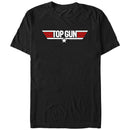 Men's Top Gun Red and White Movie Logo T-Shirt