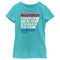 Girl's Top Gun Character Name Stack T-Shirt