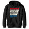 Boy's Top Gun Character Name Stack Pull Over Hoodie