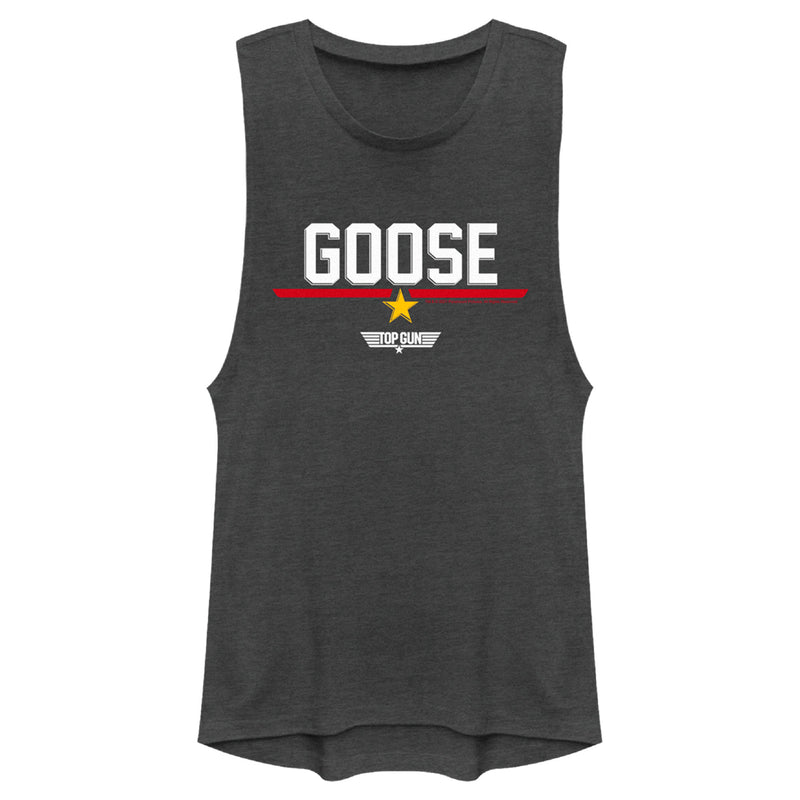 Junior's Top Gun Nick "Goose" Bradshaw Logo Festival Muscle Tee