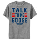 Boy's Top Gun Talk to Me Goose Quote Performance Tee