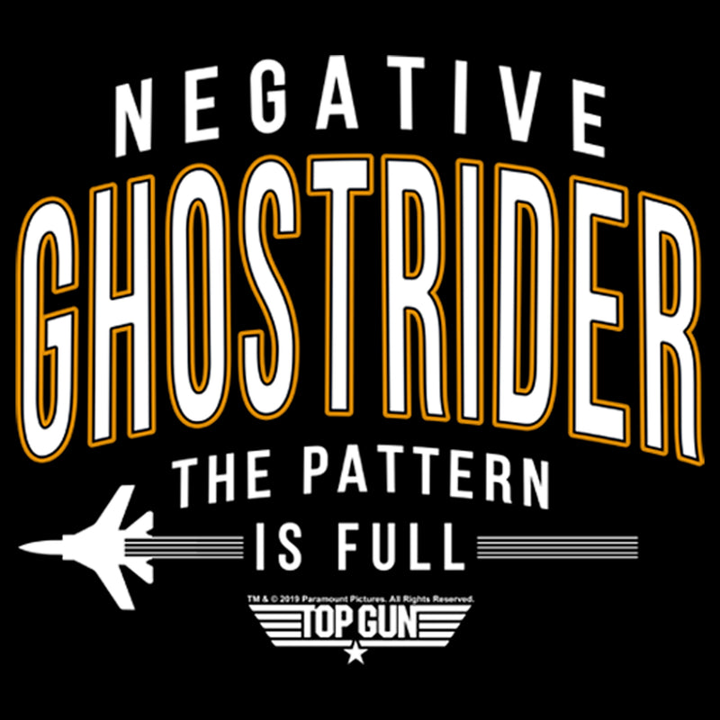 Junior's Top Gun Negative Ghost Rider the Pattern Is Full T-Shirt