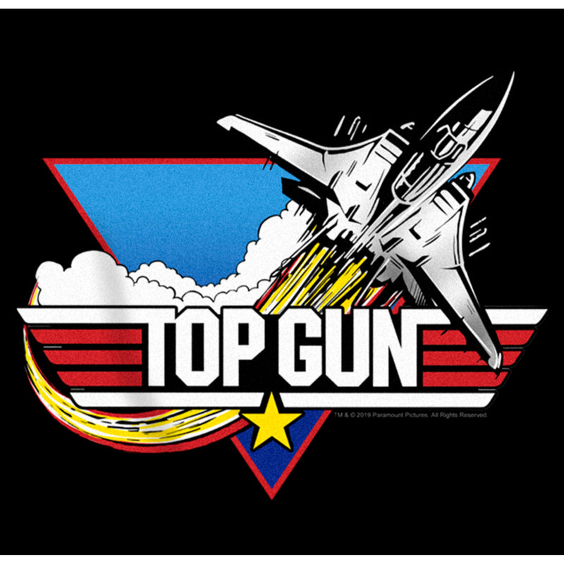 Boy's Top Gun Fighter Jet Logo Pull Over Hoodie