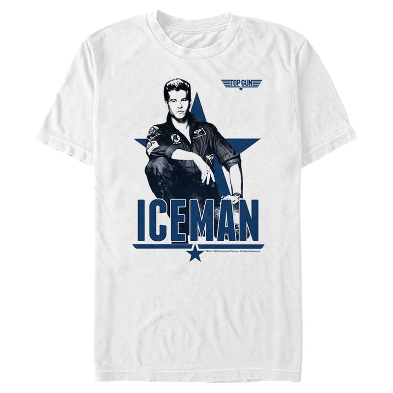 Men's Top Gun Iceman Sketch T-Shirt