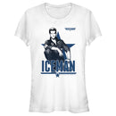 Junior's Top Gun Iceman Sketch T-Shirt