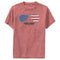 Boy's Top Gun American Flag Aviator Sunglasses Logo Performance Tee