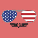 Boy's Top Gun American Flag Aviator Sunglasses Logo Performance Tee