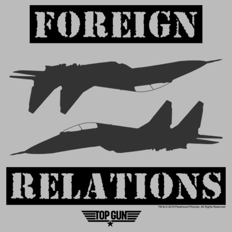 Junior's Top Gun Keeping up Foreign Relations T-Shirt