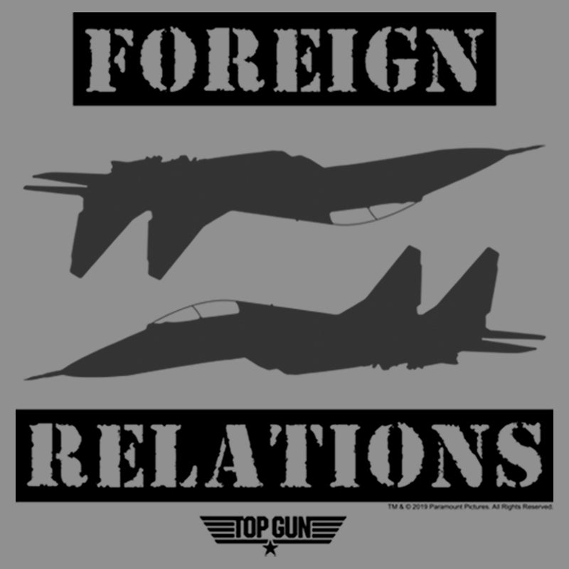 Women's Top Gun Keeping up Foreign Relations Racerback Tank Top