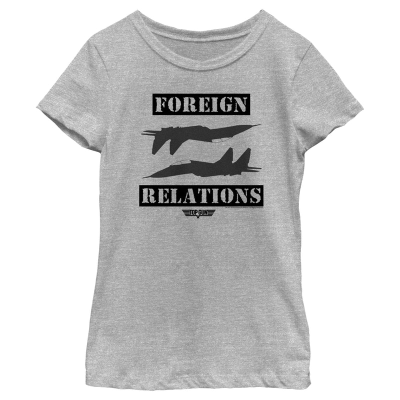 Girl's Top Gun Keeping up Foreign Relations T-Shirt