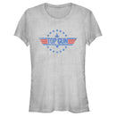 Junior's Top Gun Circle of Stars Logo T-Shirt