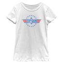 Girl's Top Gun Circle of Stars Logo T-Shirt