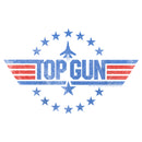 Girl's Top Gun Circle of Stars Logo T-Shirt