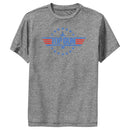 Boy's Top Gun Circle of Stars Logo Performance Tee