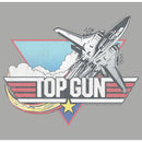 Men's Top Gun Distressed Fighter Jet Logo Sweatshirt