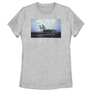Women's Top Gun Fighter Jet Ready for Takeoff Distressed T-Shirt