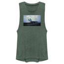 Junior's Top Gun Fighter Jet Ready for Takeoff Distressed Festival Muscle Tee