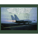 Junior's Top Gun Fighter Jet Ready for Takeoff Distressed Festival Muscle Tee