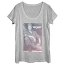 Women's Top Gun Iceman Photo Scoop Neck