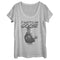 Women's Top Gun Talk to Me Goose Thumbs Up Scoop Neck